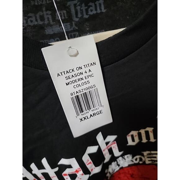 Attack On Titan Shirt Colossal A Modern Epis 2xl Nwt Excellent A112 Cotton - Picture 3 of 5